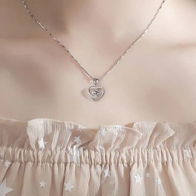 【LEEHER】生日禮物女生 伴娘禮物 純銀項鍊 銀項鍊 紀念日禮物 禮品 婚禮禮物 純銀項鍊 小飾品 質感小物