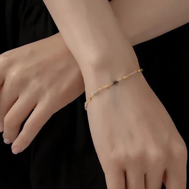 【KT DADA】情人節禮物 包包 手鍊 串珠手鍊 細手鍊 手鏈 閨蜜手鏈 開運手鍊 韓國手鍊 法式手鍊 復古手鍊 氣