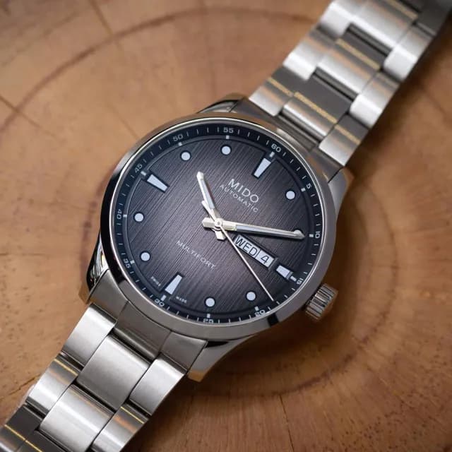 【MIDO 美度 官方授權】MULTIFORT M 先鋒 80小時動力儲存機械錶-42mm 情人節 禮物(M0384301105100)