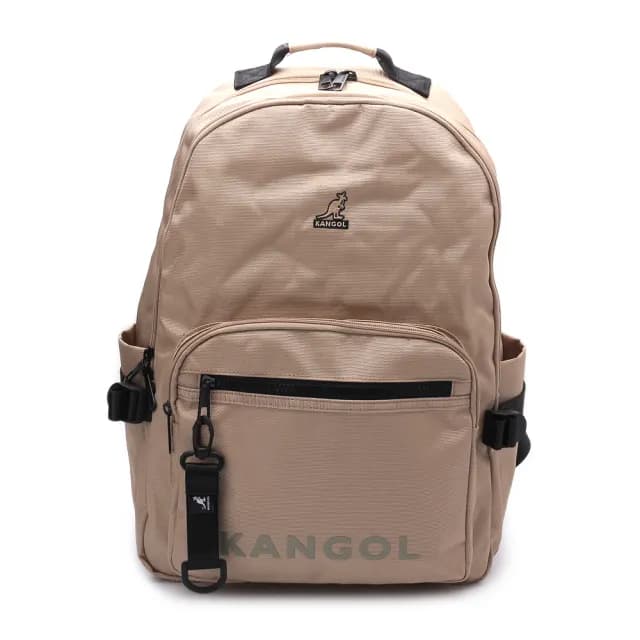 【KANGOL】雙11 情人節禮物 後背包 淺卡其  6425174531