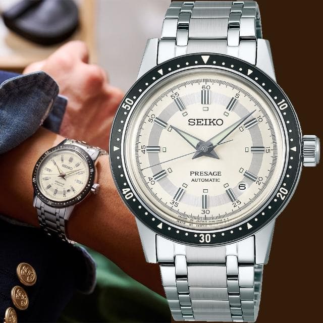【SEIKO 精工】Presage Style60’s系列 60週年紀念限量機械錶 母親節 禮物 送禮(SRPK61J1/4R35-05Z0S)