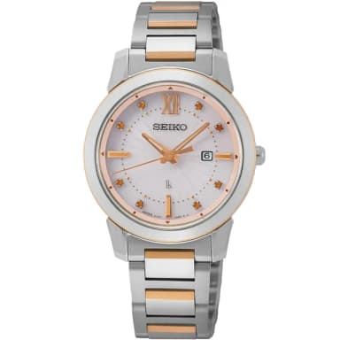 【SEIKO 精工】LUKIA 動人時光 聖誕節限定 太陽能女錶-31mm 母親節 禮物 送禮(SUT416J1/V137-0DL0KS)
