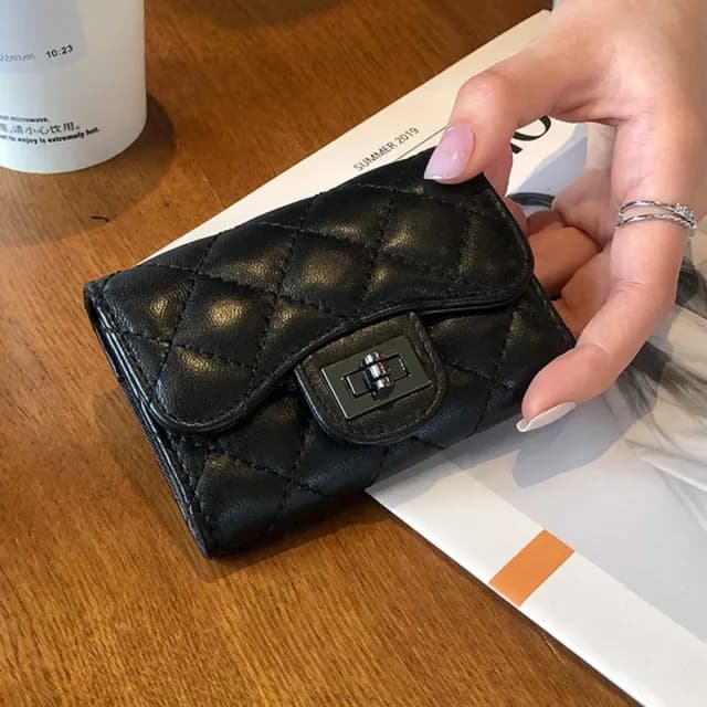 【LEEHER】風琴卡包/小皮包/菱格錢包/名片夾/小卡包/短夾/女錢包/卡夾/羊皮卡包/卡包/真皮