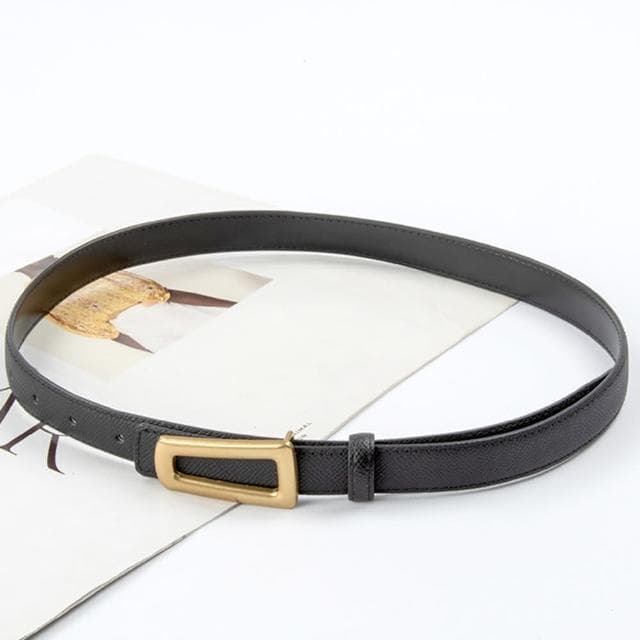 【MoonDy】皮帶 褲帶 腰帶 真皮皮帶 togo皮帶 復古腰帶 女腰帶 細腰帶 棕色皮帶 金扣皮帶 精品腰帶 小禮物