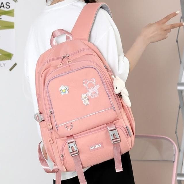 【MoonDy】包包 後背包 女生包包 尼龍後背包 大容量包包 上課包包 輕量背包 韓國包包 防水包包  生日禮物