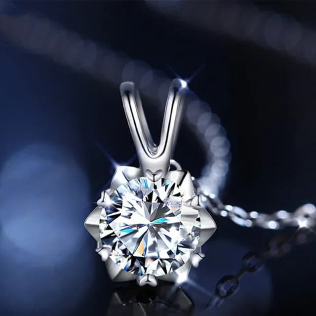 【LEESA】情侶項鍊\鋯石項鍊\女生項鍊\造型項鍊\高級飾品\項鍊S925純銀項鍊\情人節禮物