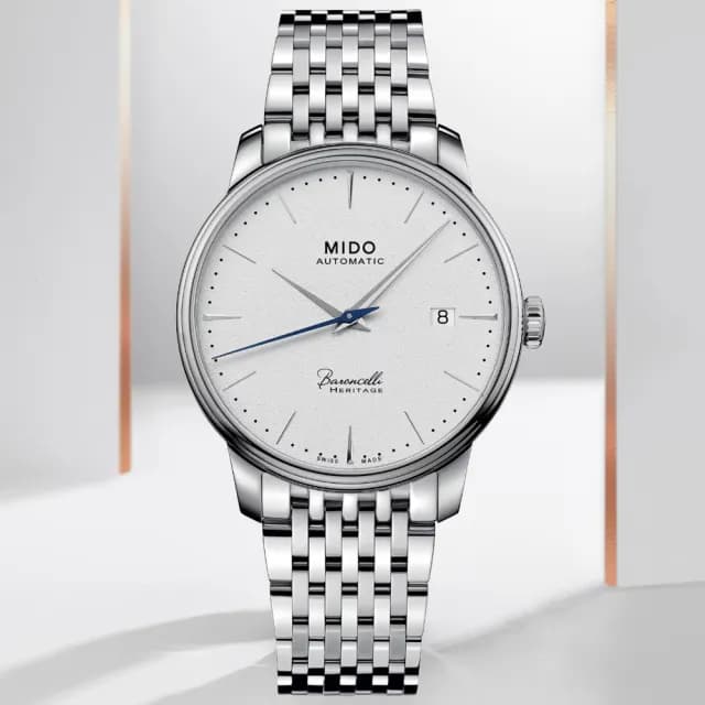 【MIDO 美度】永恆系列 輕盈 纖薄 機械腕錶 畢業禮物 送禮 推薦(M0274071101100)