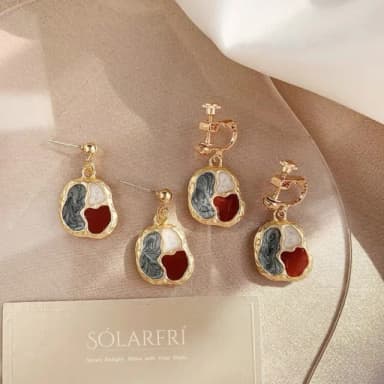【SOLARFRi】銀針耳環｜優選親膚材質配戴舒適 附品牌禮盒包裝(閨蜜情人女友母親老婆禮物)