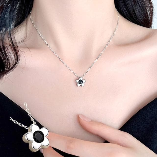 【LEESA】母親節禮物 花環項鍊\純銀項鍊\閨蜜項鍊\鎖骨鏈\造型項鍊\高級飾品\短項鍊\女朋友生日禮物\送禮\
