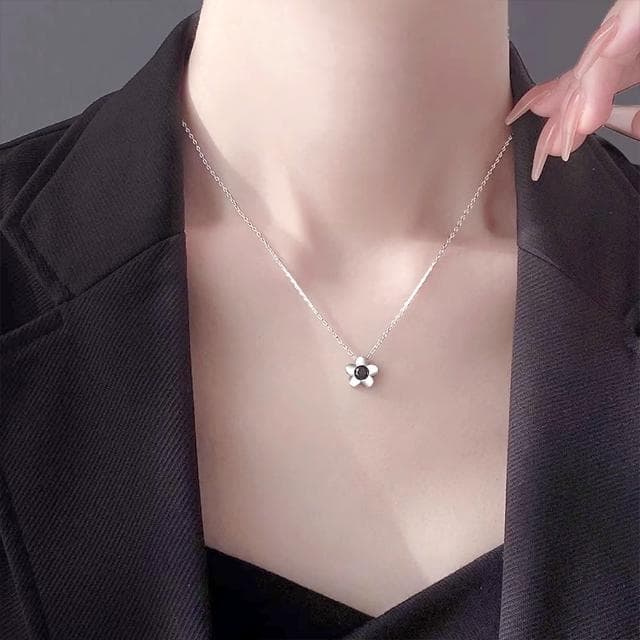 【LEESA】母親節禮物 花環項鍊\純銀項鍊\閨蜜項鍊\鎖骨鏈\造型項鍊\高級飾品\短項鍊\女朋友生日禮物\送禮\