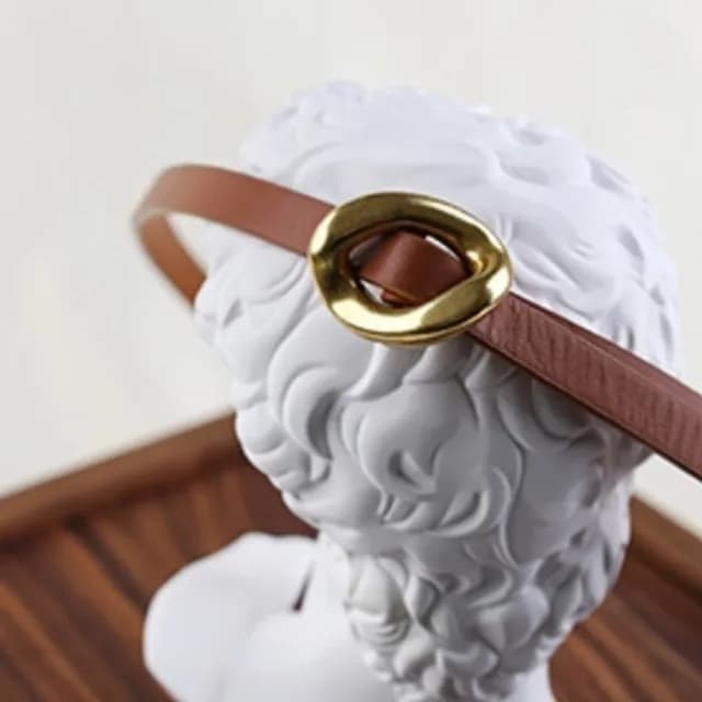 【KT DADA】情人節禮物 小香風腰帶 精品腰帶 復古腰帶 韓國皮帶 送女生 腰帶 皮具 牛皮皮帶 真皮皮帶 搭配