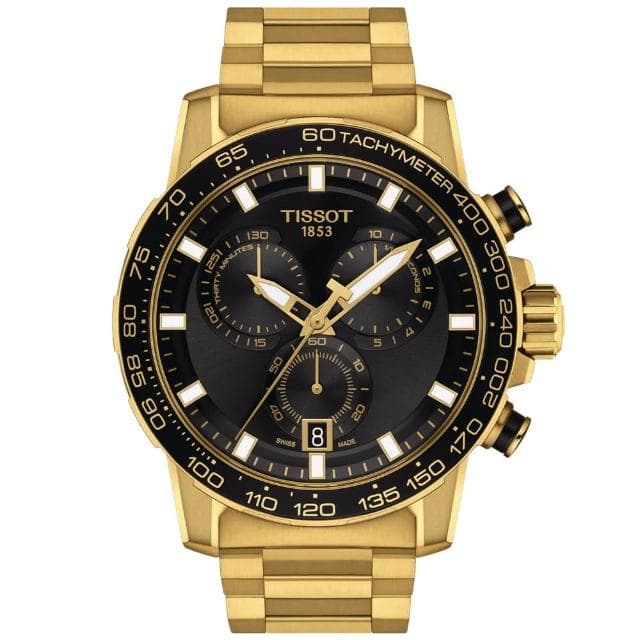 【TISSOT 天梭】SUPERSPORT CHRONO 三眼計時石英腕錶 母親節 禮物 推薦(T1256173305101)