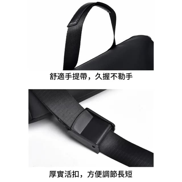 【Chewes Kwen】父親節禮物 男士單肩斜跨側背包 防潑水戶外休閒郵差包 通勤公事斜挎包 單肩包/運動腰包(防