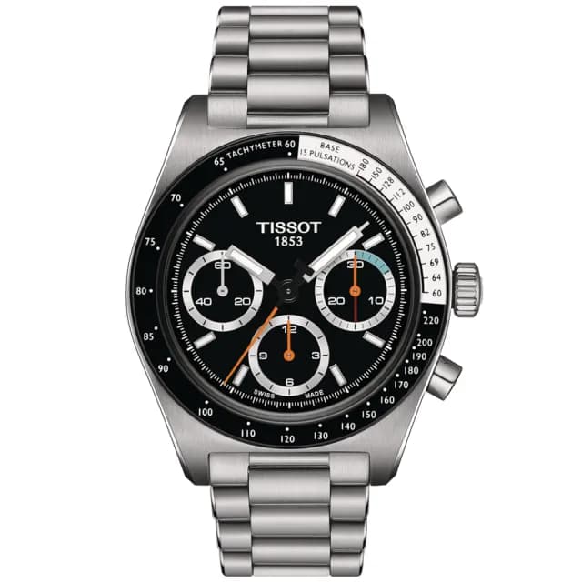 【TISSOT 天梭 官方授權】PRS 516 1970復刻計時機械腕錶 七夕 情人節 送禮 推薦(T1494592105100)