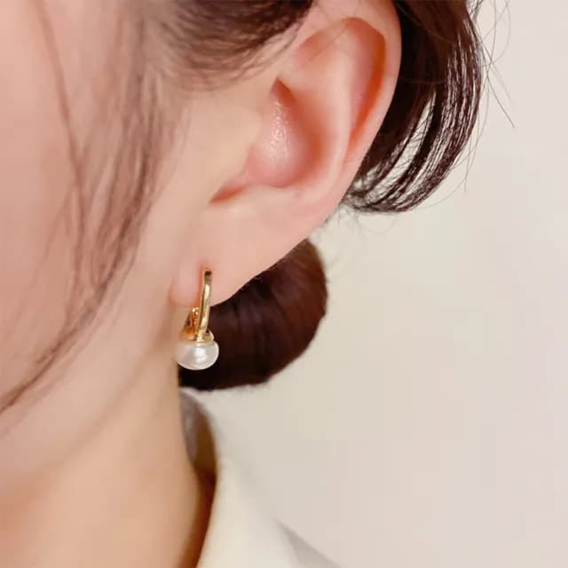 【MoonDy】包包 耳釘 簡約耳環 韓國耳環 珍珠耳環 純銀耳環 日系耳環 ins耳環 耳環 耳飾