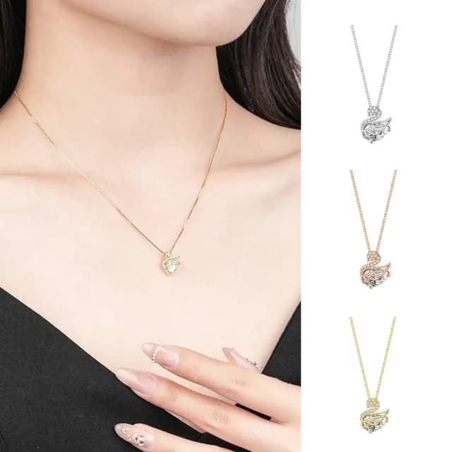 【LEESA】S925純銀項鍊\小天☆項鍊\項鏈\純銀項鏈\高級感氣質項鍊\結婚禮物\高級飾品\情人節禮