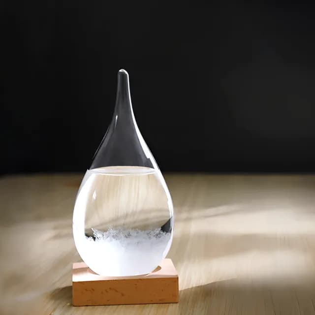 【上手家居】晴雨預報瓶 水滴(生日禮物/實用小物/風暴瓶/天氣瓶/創意小物/天氣預報瓶/交換禮物)