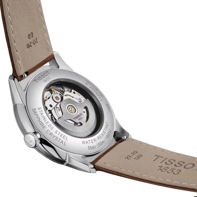【TISSOT 天梭 官方授權】杜魯爾系列 簡約時尚機械腕錶 七夕 情人節 送禮 推薦(T1394071604100)