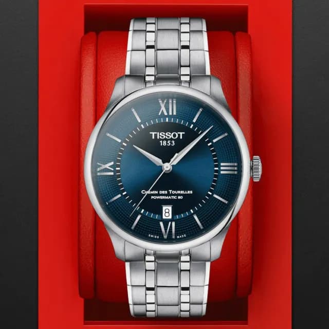 【TISSOT 天梭 官方授權】杜魯爾系列 經典時尚機械腕錶 七夕 情人節 送禮 推薦(T1398071104800)