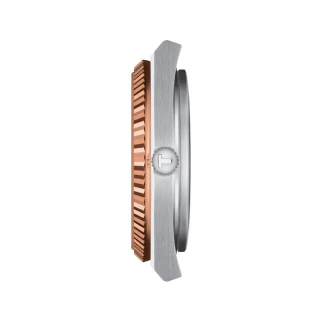 【TISSOT 天梭 官方授權】PRX系列 18K金 機械腕錶 七夕 情人節 送禮 推薦(T9314074104100)
