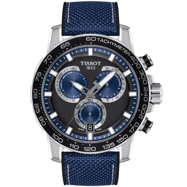 【TISSOT 天梭 官方授權】SUPERSPORT CHRONO 三眼計時石英腕錶 畢業禮物 送禮 推薦(T1256171705103)