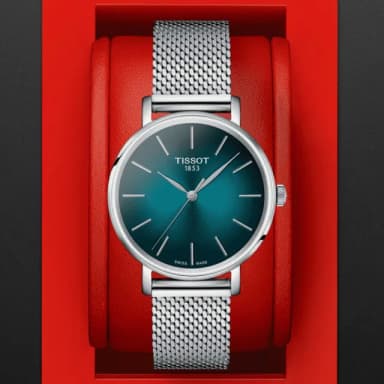 【TISSOT 天梭 官方授權】EVERYTIME 經典簡約米蘭帶腕錶 畢業禮物 送禮 推薦(T1432101109100)
