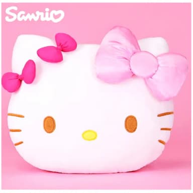 【TDL】凱蒂貓HELLO KITTY抱枕玩偶午睡枕午安枕靠墊靠枕50週年款 892679(生日禮物 聖誕節)