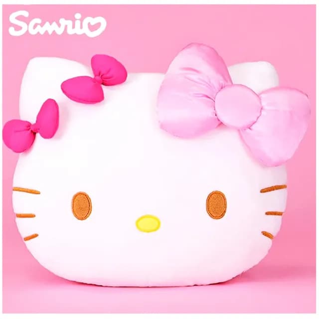 【TDL】凱蒂貓HELLO KITTY抱枕玩偶午睡枕午安枕靠墊靠枕50週年款 892679(生日禮物 聖誕節)
