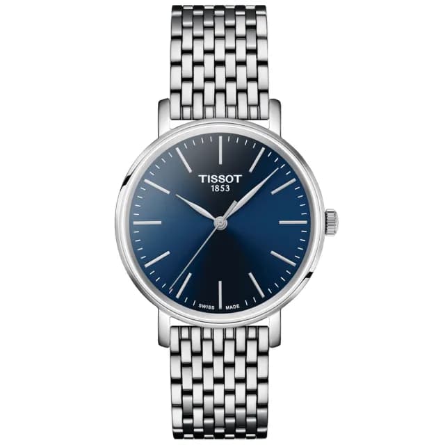 【TISSOT 天梭 官方授權】EVERYTIME 簡約時尚石英腕錶 畢業禮物 送禮 推薦(T1432101104100)