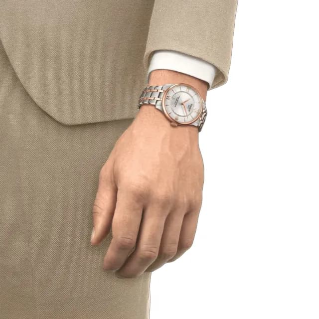 【TISSOT 天梭 官方授權】杜魯爾 時尚機械對錶 畢業禮物 送禮 推薦(T1398072203800+T1392072203800)