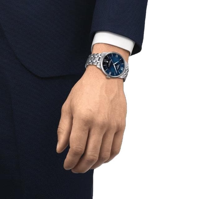 【TISSOT 天梭 官方授權】杜魯爾 時尚機械對錶 母親節 禮物 推薦(T1398071104800+T1392071104800)