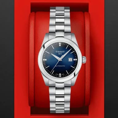 【TISSOT 天梭 官方授權】T-MY LADY 典雅真鑽機械腕錶 畢業禮物 送禮 推薦(T1320071104600)