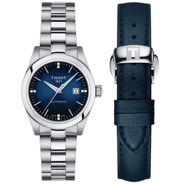 【TISSOT 天梭 官方授權】T-MY LADY 典雅真鑽機械腕錶 畢業禮物 送禮 推薦(T1320071104600)