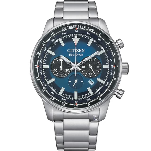 【CITIZEN 星辰】光動能錶 計時腕錶 男錶 手錶 指針錶 禮物 推薦(CA4500-91L)
