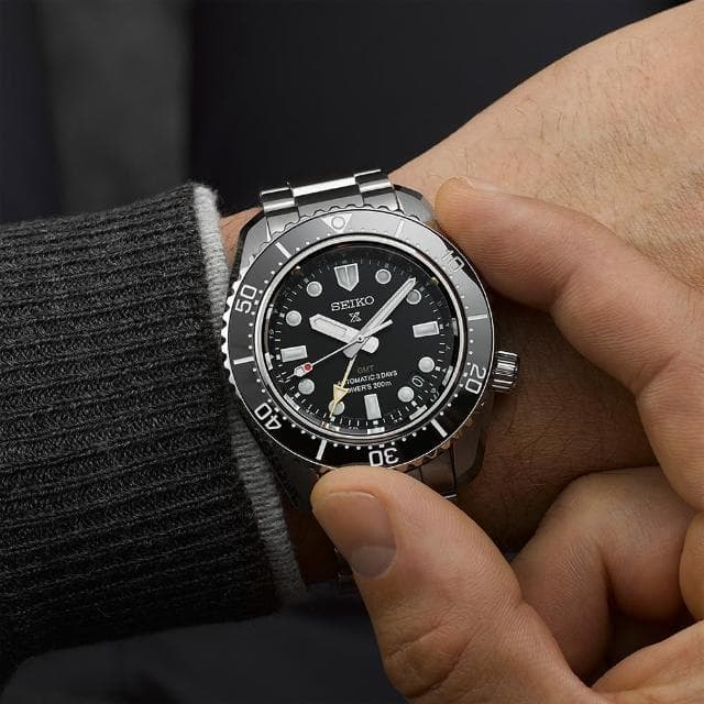 【SEIKO 精工】Prospex 大谷翔平廣告系列 三日鍊 GMT潛水機械錶 母親節 禮物 送禮(SPB383J1/6R54-00D0D)