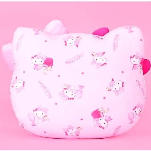【TDL】凱蒂貓HELLO KITTY抱枕玩偶午睡枕午安枕靠墊靠枕50週年款 892679(生日禮物 聖誕節)