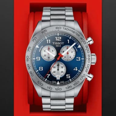 【TISSOT 天梭 官方授權】PRS 516 賽車三眼計時腕錶 畢業禮物 送禮 推薦(T1316171104200)