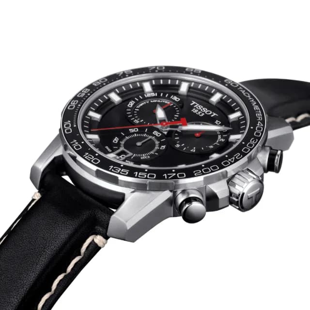 【TISSOT 天梭 官方授權】SUPERSPORT CHRONO 三眼計時石英腕錶 畢業禮物 送禮 推薦(T1256171605100)