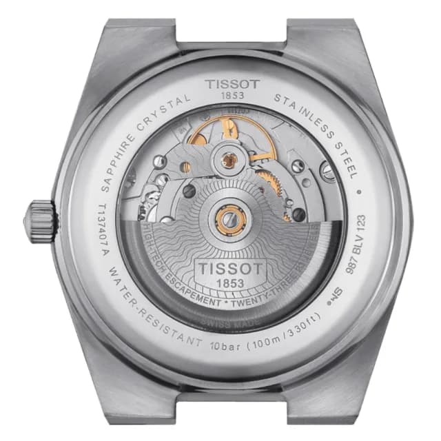 【TISSOT 天梭 官方授權】PRX系列 80小時動力儲存機械腕錶 七夕 情人節 送禮 推薦(T1374071105100)