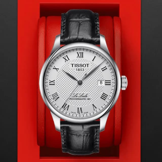 【TISSOT 天梭 官方授權】LE LOCLE 力洛克 經典羅馬機械腕錶 父親節 禮物  送禮 推薦(T0064071603300)
