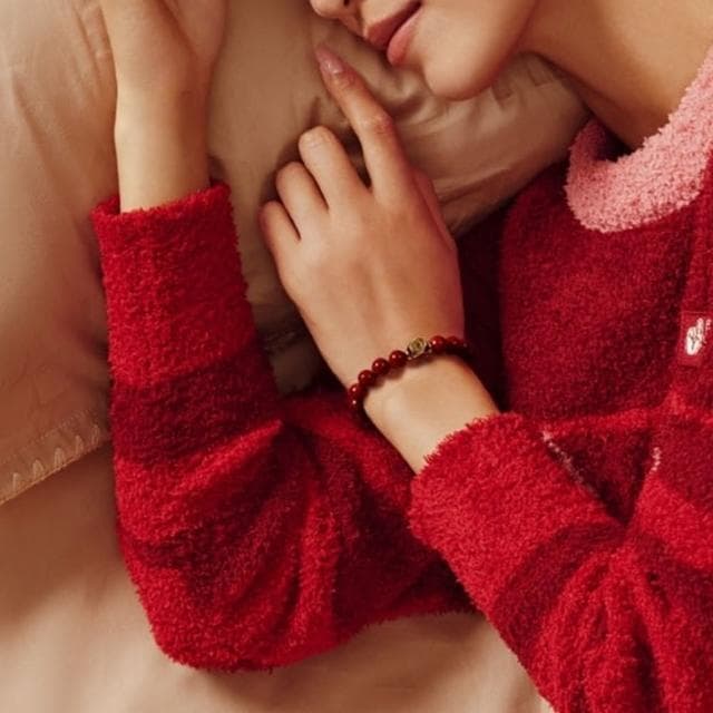 【MoonDy】母親節禮物 轉運手鍊 情侶手鍊 男手鍊 本命年手環 紫金硃砂手串 生肖手鍊 避邪手鍊 招財手鍊 串