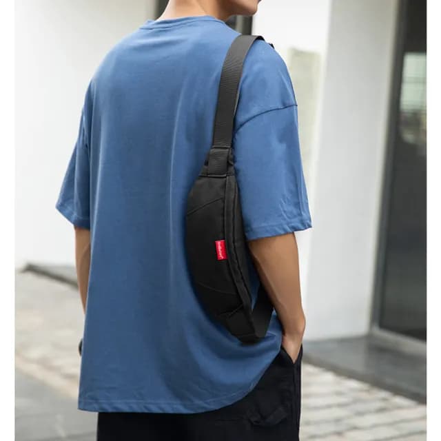 【LEEHER】父親節禮物 男士包包/小包/男包/胸包男/男生包包/胸包/腰包/背胸包/尼龍胸包/韓國包包/斜背包/肩
