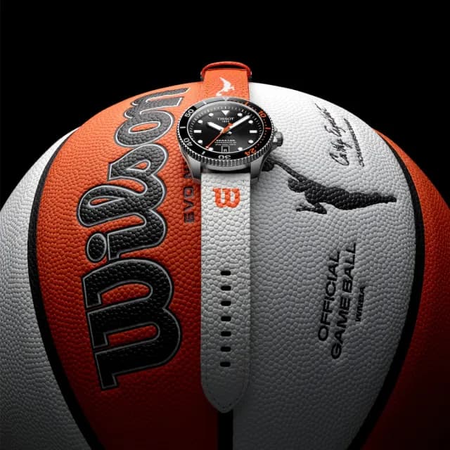 【TISSOT 天梭】SEASTAR WNBA 美國女職籃 機械腕錶 七夕 情人節 禮物 送禮 推薦(T1208071705100)