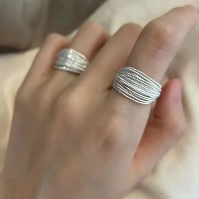 【LEEHER】雙11 女生/戒指/可調節戒指/情人節禮物/女友生日禮物/925純銀戒指/戒指女/ins/戒指女