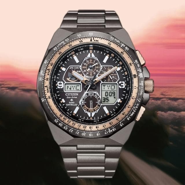 【CITIZEN 星辰】Promaster 35週年限量航空光動能電波錶手錶 520禮物 送禮 男錶(JY8146-54E)