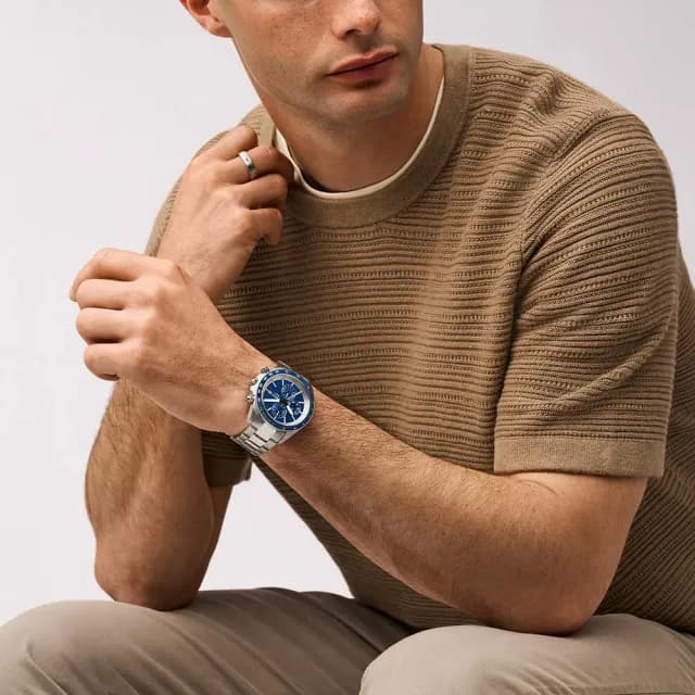 【FOSSIL】Autocross 三眼多功能手錶-42mm 禮物 送禮 推薦(BQ2869)