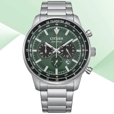 【CITIZEN 星辰】Chronograph系列 光動能計時腕錶 畢業禮物 送禮 推薦(CA4500-91X)