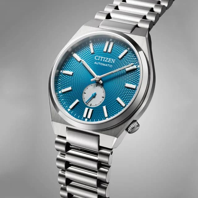 【CITIZEN 星辰】Mechanical系列 TSUYOSA 小秒針機械腕錶 父親節 禮物 送禮 推薦(NK5010-51L)