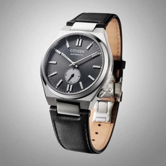 【CITIZEN 星辰】Mechanical系列 TSUYOSA 小秒針機械腕錶 父親節 禮物 送禮 推薦(NK5010-01H)