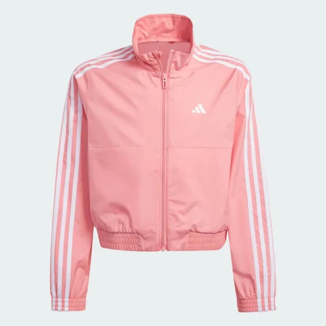【adidas 愛迪達】TRAIN ESSENTIAL 運動外套 童裝 IV9594